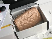 Chanel Quilted Patent Leather Classic New Mini Flap Bag Beige With Silver Hardware – 1116 – 20 cm - 3