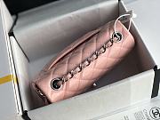 Chanel Quilted Patent Leather Classic New Mini Flap Bag Light Pink With Silver Hardware – 1116 – 20 cm - 5