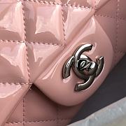 Chanel Quilted Patent Leather Classic New Mini Flap Bag Light Pink With Silver Hardware – 1116 – 20 cm - 4