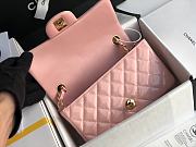 Chanel Quilted Patent Leather Classic New Mini Flap Bag Light Pink With Gold Hardware – 1116 – 20 cm - 4