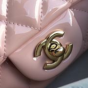 Chanel Quilted Patent Leather Classic New Mini Flap Bag Light Pink With Gold Hardware – 1116 – 20 cm - 3