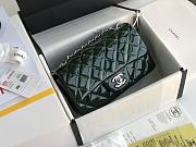 Chanel Quilted Patent Leather Classic New Mini Flap Bag Light Green With Silver Hardware – 1116 – 20 cm - 1