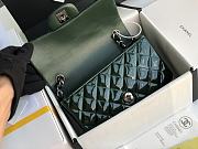 Chanel Quilted Patent Leather Classic New Mini Flap Bag Light Green With Silver Hardware – 1116 – 20 cm - 6