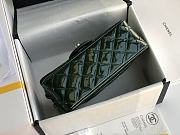 Chanel Quilted Patent Leather Classic New Mini Flap Bag Light Green With Silver Hardware – 1116 – 20 cm - 5