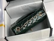 Chanel Quilted Patent Leather Classic New Mini Flap Bag Light Green With Gold Hardware – 1116 – 20 cm - 5