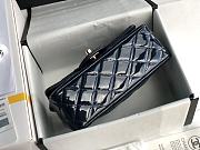 Chanel Quilted Patent Leather Classic New Mini Flap Bag Light Navy Blue With Gold Hardware – 1116 – 20 cm - 5