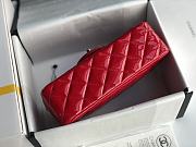 Chanel Quilted Patent Leather Classic New Mini Flap Bag Light Red With Silver Hardware – 1116 – 20 cm - 4