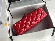 Chanel Quilted Patent Leather Classic New Mini Flap Bag Light Red With Gold Hardware – 1116 – 20 cm - 5