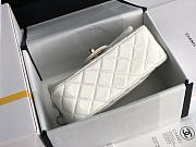 Chanel Quilted Patent Leather Classic New Mini Flap Bag White With Gold Hardware – 1116 – 20 cm - 6