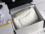 Chanel Quilted Patent Leather Classic New Mini Flap Bag White With Gold Hardware – 1116 – 20 cm - 4