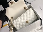 Chanel Quilted Patent Leather Classic New Mini Flap Bag White With Gold Hardware – 1116 – 20 cm - 3