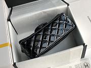 Chanel Quilted Patent Leather Classic New Mini Flap Bag Black With Silver Hardware – 1116 – 20 cm - 5