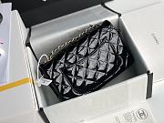 Chanel Quilted Patent Leather Classic New Mini Flap Bag Black With Gold Hardware – 1116 – 20 cm - 5