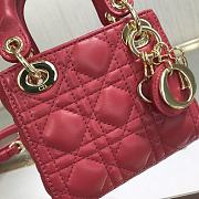 Christian Dior Lady D Super Mini Rose Red – 9202# – 12x10x5 cm - 2