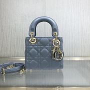 Christian Dior Lady D Super Mini Blue – 9202# – 12x10x5 cm - 1