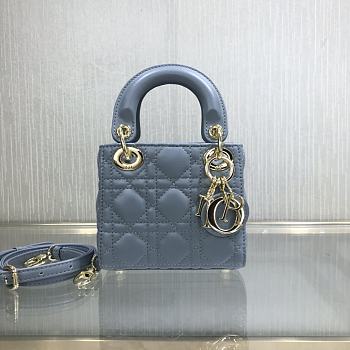 Christian Dior Lady D Super Mini Blue – 9202# – 12x10x5 cm