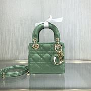 Christian Dior Lady D Super Mini Green – 9202# – 12x10x5 cm - 1