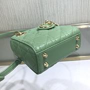 Christian Dior Lady D Super Mini Green – 9202# – 12x10x5 cm - 6