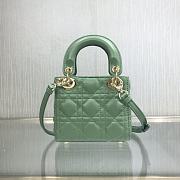 Christian Dior Lady D Super Mini Green – 9202# – 12x10x5 cm - 5