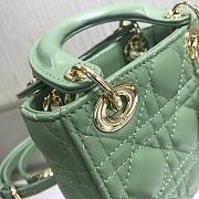 Christian Dior Lady D Super Mini Green – 9202# – 12x10x5 cm - 3