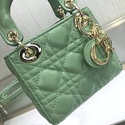 Christian Dior Lady D Super Mini Green – 9202# – 12x10x5 cm - 2