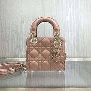 Christian Dior Lady D Super Mini Pink – 9202# – 12x10x5 cm - 1