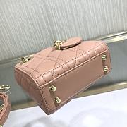 Christian Dior Lady D Super Mini Pink – 9202# – 12x10x5 cm - 6