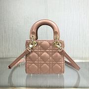 Christian Dior Lady D Super Mini Pink – 9202# – 12x10x5 cm - 5