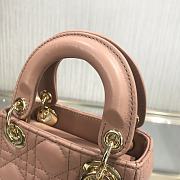 Christian Dior Lady D Super Mini Pink – 9202# – 12x10x5 cm - 4