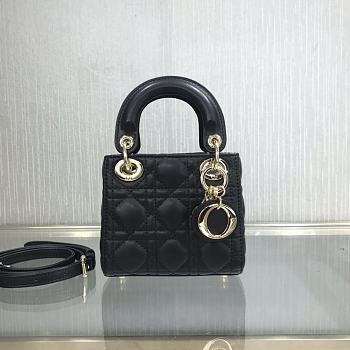 Christian Dior Lady D Super Mini Black – 9202# – 12x10x5 cm