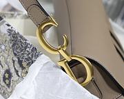Christian Dior Saddle Palm Pattern Grey – M9001 – 25.5 x 20 x 6.5 cm - 5