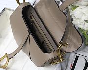 Christian Dior Saddle Palm Pattern Grey – M9001 – 25.5 x 20 x 6.5 cm - 6
