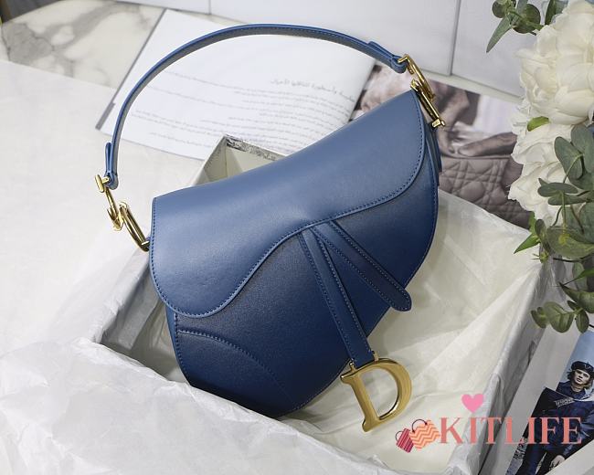 Christian Dior Saddle Gradient Blue – M9001 – 25.5 x 20 x 6.5 cm - 1