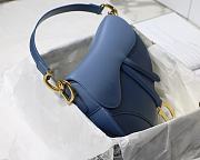 Christian Dior Saddle Gradient Blue – M9001 – 25.5 x 20 x 6.5 cm - 4