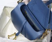 Christian Dior Saddle Gradient Blue – M9001 – 25.5 x 20 x 6.5 cm - 2