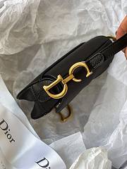 Christian Dior Saddle Micro Super Mini Black  – 0443# – 12x7.5x5 cm - 6