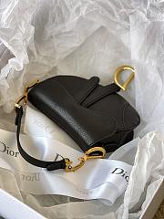 Christian Dior Saddle Micro Super Mini Black  – 0443# – 12x7.5x5 cm - 4