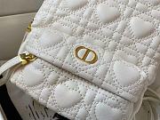 Christian Dior Mini Dioramour Dior Backpack White – 16 x 21 x 8.5 cm - 2