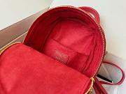 Christian Dior Mini Dioramour Dior Backpack Red – 16 x 21 x 8.5 cm - 3