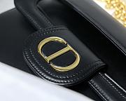 Christian Dior Double Handbag Black - M8018 – 28 x 16.5 x 3 cm - 6
