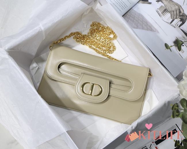 Christian Dior Double Handbag Beige - M8018 – 28 x 16.5 x 3 cm - 1