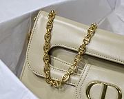 Christian Dior Double Handbag Beige - M8018 – 28 x 16.5 x 3 cm - 6