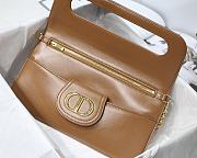 Christian Dior Double Handbag Caramel - M8018 – 28 x 16.5 x 3 cm - 6