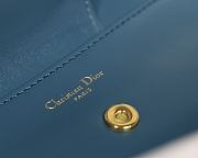 Christian Dior Double Handbag Blue - M8018 – 28 x 16.5 x 3 cm - 5