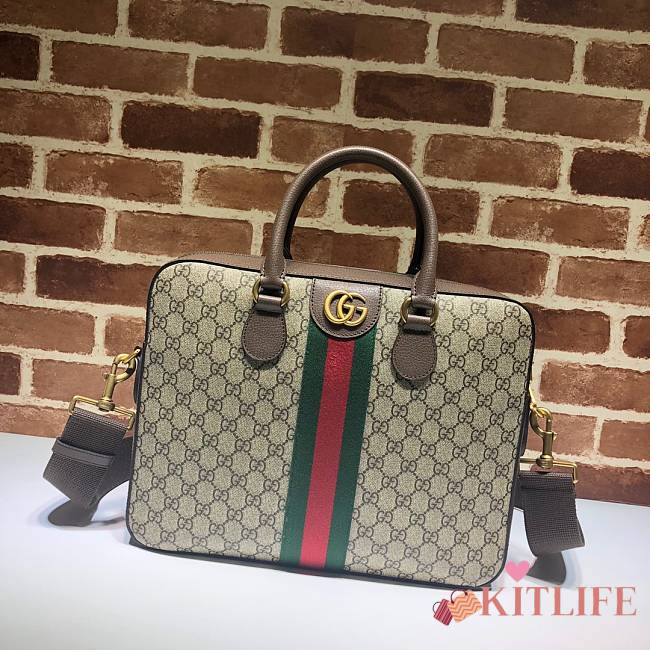 Gucci Ophidia GG Briefcase - 574793 – 36.5x28.5x7 cm - 1