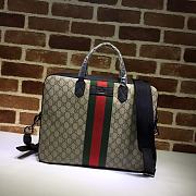 Gucci Ophidia GG Briefcase Black - 387102 – 37x29x6.5 cm - 1