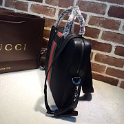 Gucci Ophidia GG Briefcase Full Black - 387102 – 37x29x6.5 cm - 6