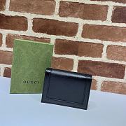 Gucci Diana Card Case Wallet Black - 658244  – 11x8x2.5 cm - 3