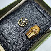 Gucci Diana Card Case Wallet Black - 658244  – 11x8x2.5 cm - 2