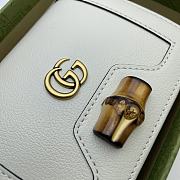 Gucci Diana Card Case Wallet White - 658244  – 11x8x2.5 cm - 3